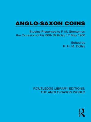 cover image of Anglo-Saxon Coins